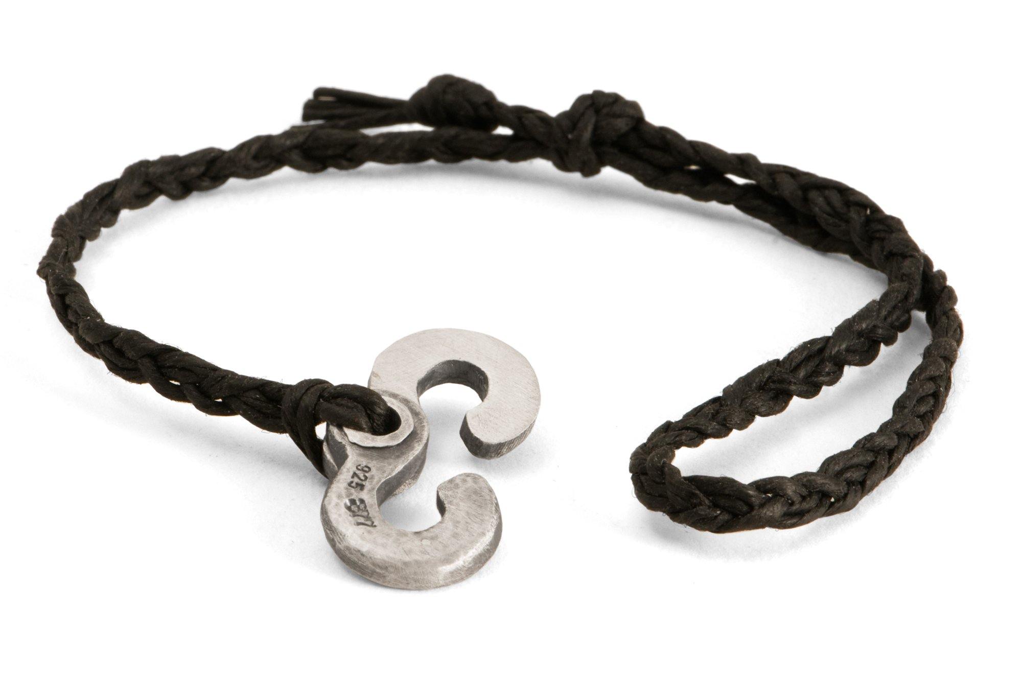 Hook bracelet Black + Silver – MyLapel
