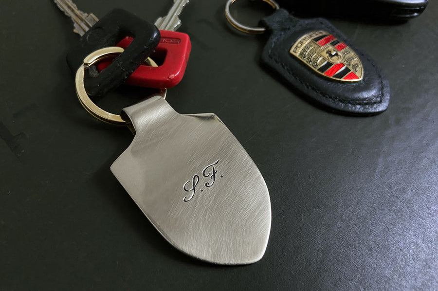 #165 - Hand-engraved Crest keychain