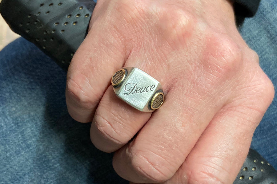 #199 - Signet Ring Tennis - one of one