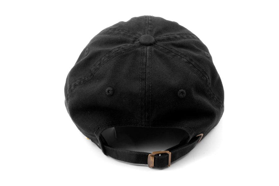 #203 - Basecap Dad Cap Star black distressed