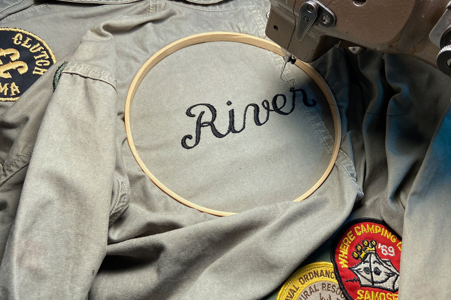 #195 - Men's overshirt River Lodge – one of one