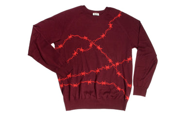 #199 - Men's sweater Barbwire – one of one