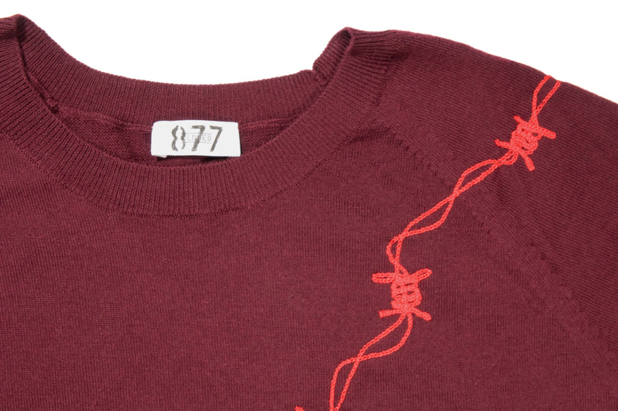 #199 - Men's sweater Barbwire – one of one