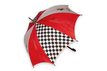 #400 Vintage Ferrari Umbrella Cotton